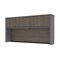 Bestar Prestige + 72W Hutch for Desk Shell, Bark Grey & Slate 99520-000047 - alternate 1